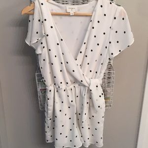 polka dot romper